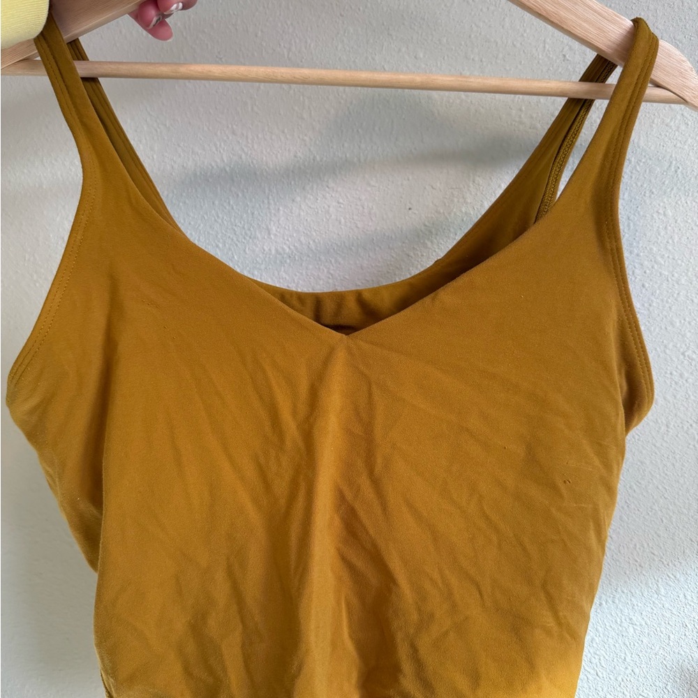 Lululemon Athletica Mustard Camisole
